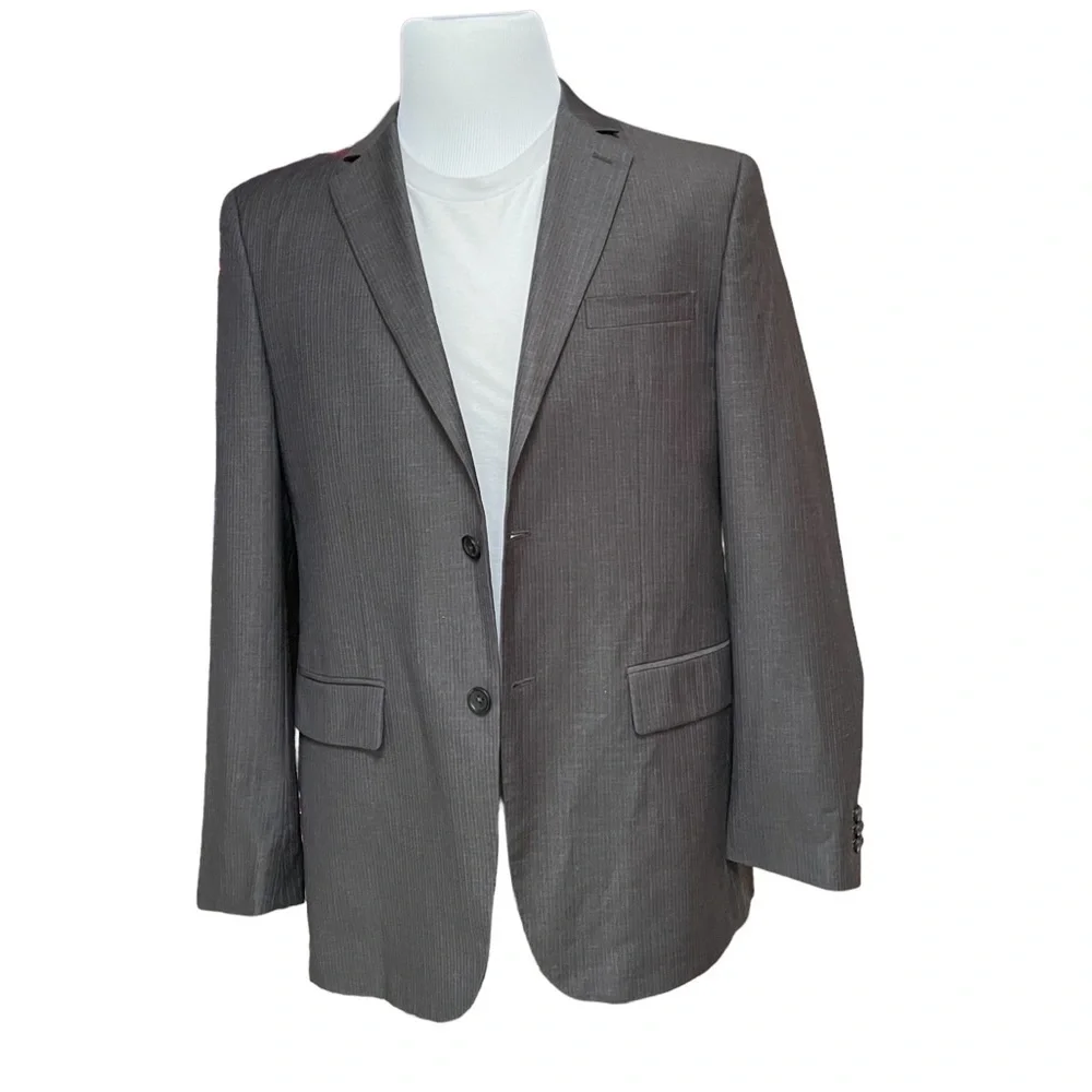 Banana‎ Republic Two Button Pin Stripe Blazer Sport Jacket Size: 42R